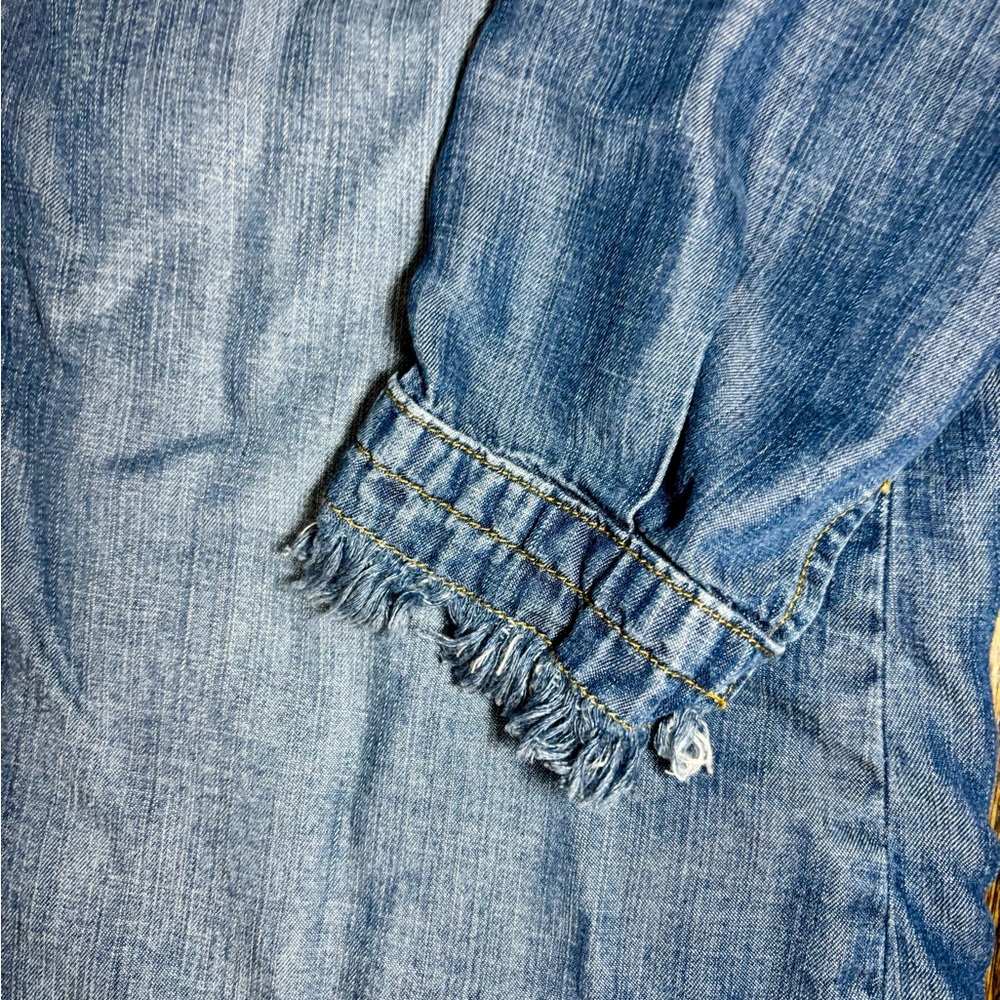 Bella Dahl‎ Light Blue Chambray dress size small - Picture 4 of 6